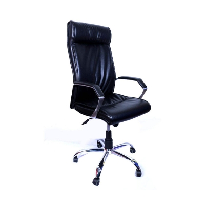 Picture of High-back Swivel Manager Chair For Any Office Black
