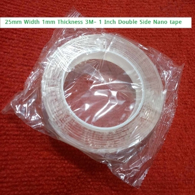 Picture of 1 Inch or 25mm Width 1mm Thickness 3M- 1 Inch Double Side Nano tape