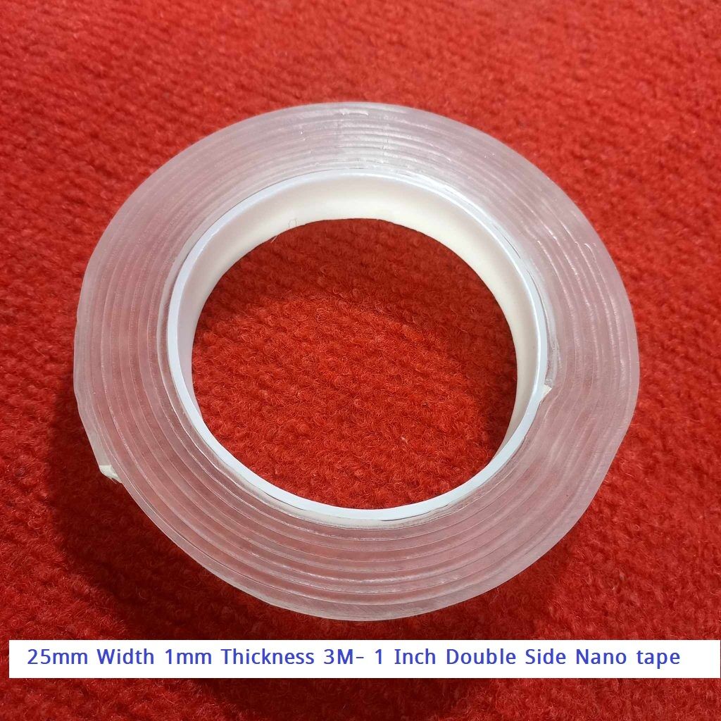 Picture of 1 Inch or 25mm Width 1mm Thickness 3M- 1 Inch Double Side Nano tape