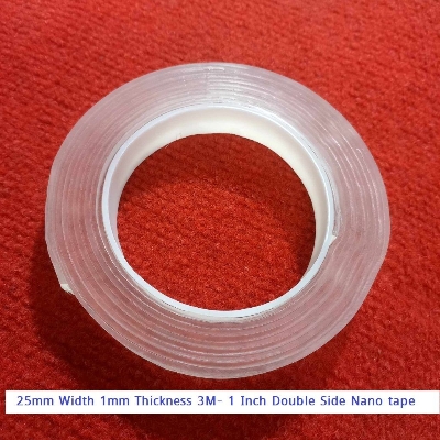 Picture of 1 Inch or 25mm Width 1mm Thickness 3M- 1 Inch Double Side Nano tape