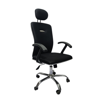 Picture of Mid-Back Executive Swivel Headrest Chair Black