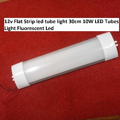 Picture of Ultra Bright T5 DC 12v Flat Strip led tube light 30cm 10W LED Tubes Light Fluorescent For Bedroom Garden Outside Solar Light DIY Etc