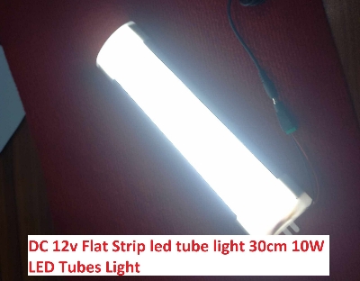 Picture of Ultra Bright T5 DC 12v Flat Strip led tube light 30cm 10W LED Tubes Light Fluorescent For Bedroom Garden Outside Solar Light DIY Etc