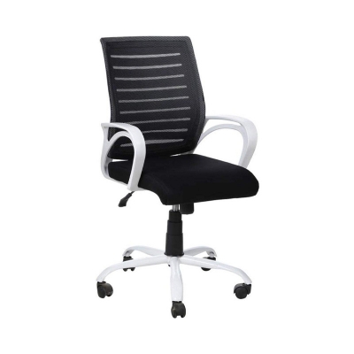 Picture of High Standard Swivel White Mesh Chair