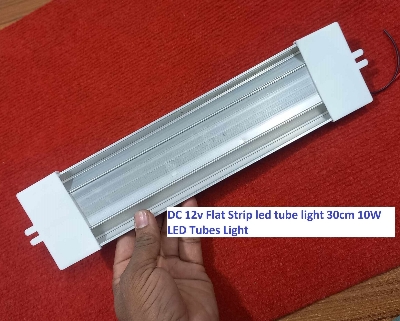 Picture of Ultra Bright T5 DC 12v Flat Strip led tube light 30cm 10W LED Tubes Light Fluorescent For Bedroom Garden Outside Solar Light DIY Etc