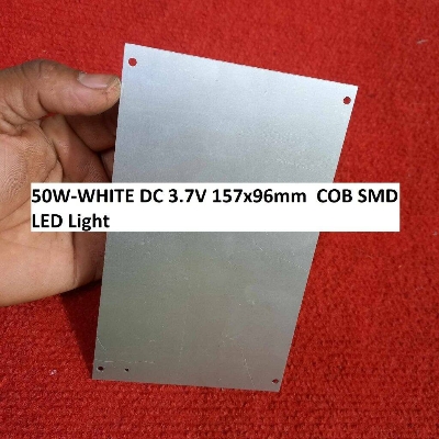 Picture of 50W COB WHITE Color 50W 3.7V Size 157x96mm COB SMD LED Light Chip White COB LED Light Bulbs
