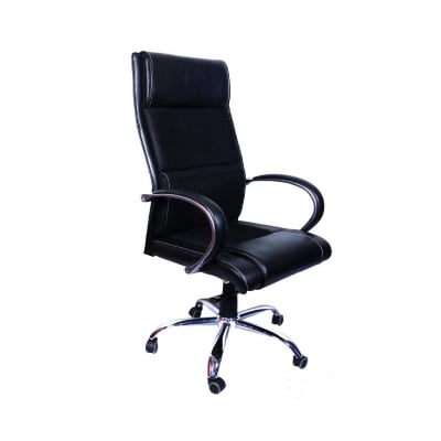 Picture of High-Back Comfortable Director Chair Black