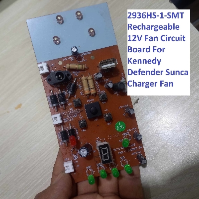 Picture of 2936HS-1-SMT Rechargeable 12V AC DC Fan Circuit Board For Kennedy Defender Sunca Charger Fan