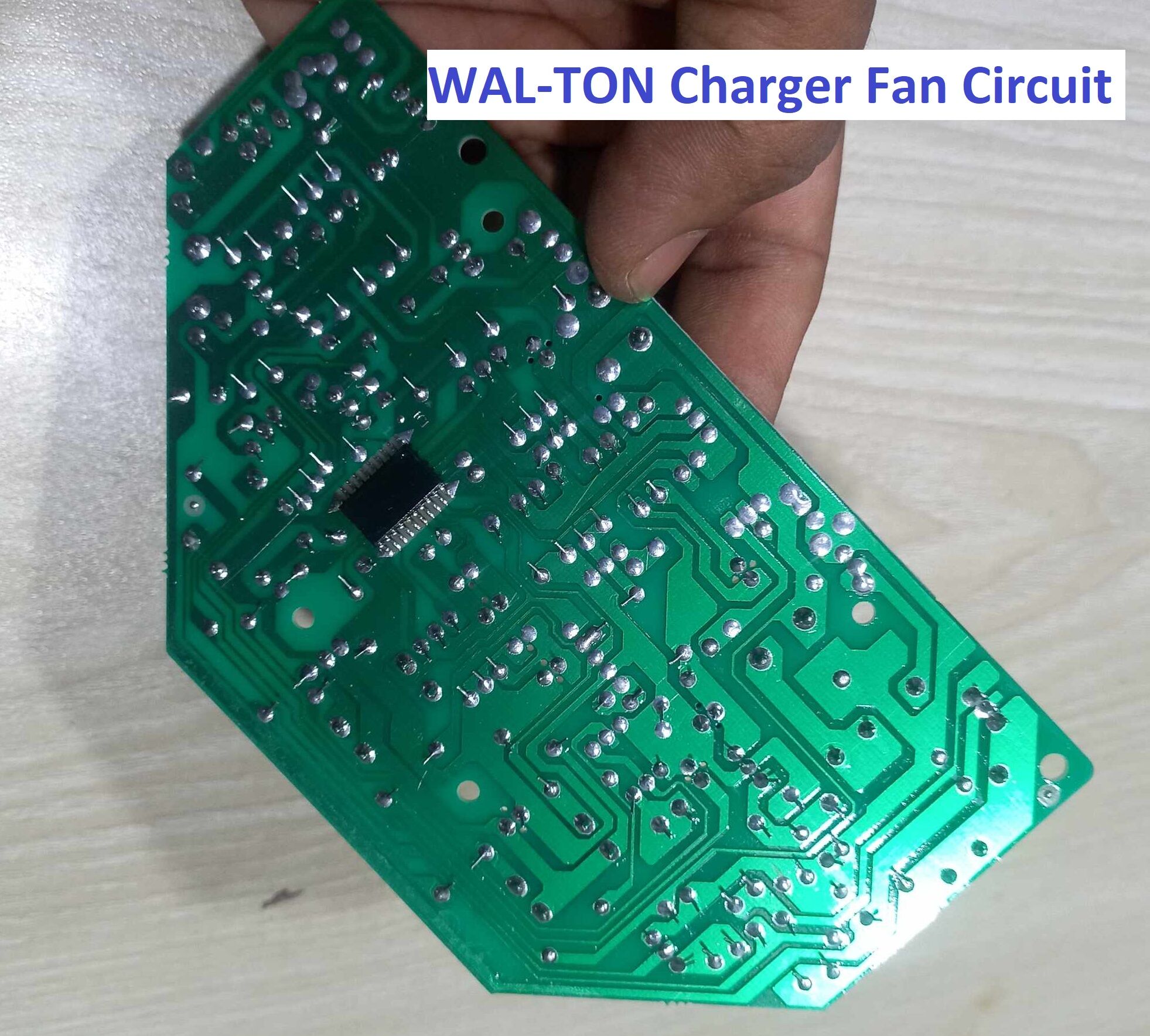 Picture of WAL-TON Charger Fan Circuit AC DC Rechargeable Fan Circuit For Wal-ton Charging Circuit
