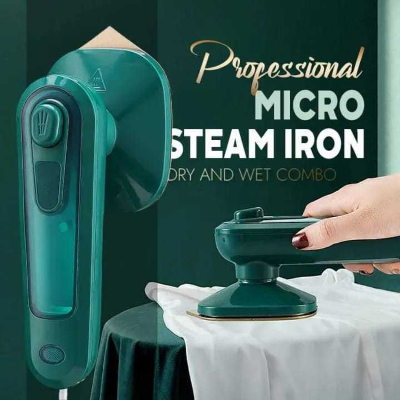 Picture of Portable Mini Steam Iron Machine | Professional Handheld Garment Steamer & Dry Iron | Compact Travel Iron for Home & Business