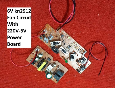 Picture of KN-2912  Charger FAN Circuit With 220V Power Board -DC 6V Light Fan Charger Circuit Charging Control Fan Circuit Board For AC DC Charger Fans