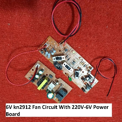 Picture of KN-2912  Charger FAN Circuit With 220V Power Board -DC 6V Light Fan Charger Circuit Charging Control Fan Circuit Board For AC DC Charger Fans