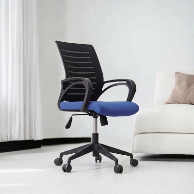 Picture of Executive Swivel Office Chair-Blue & Black