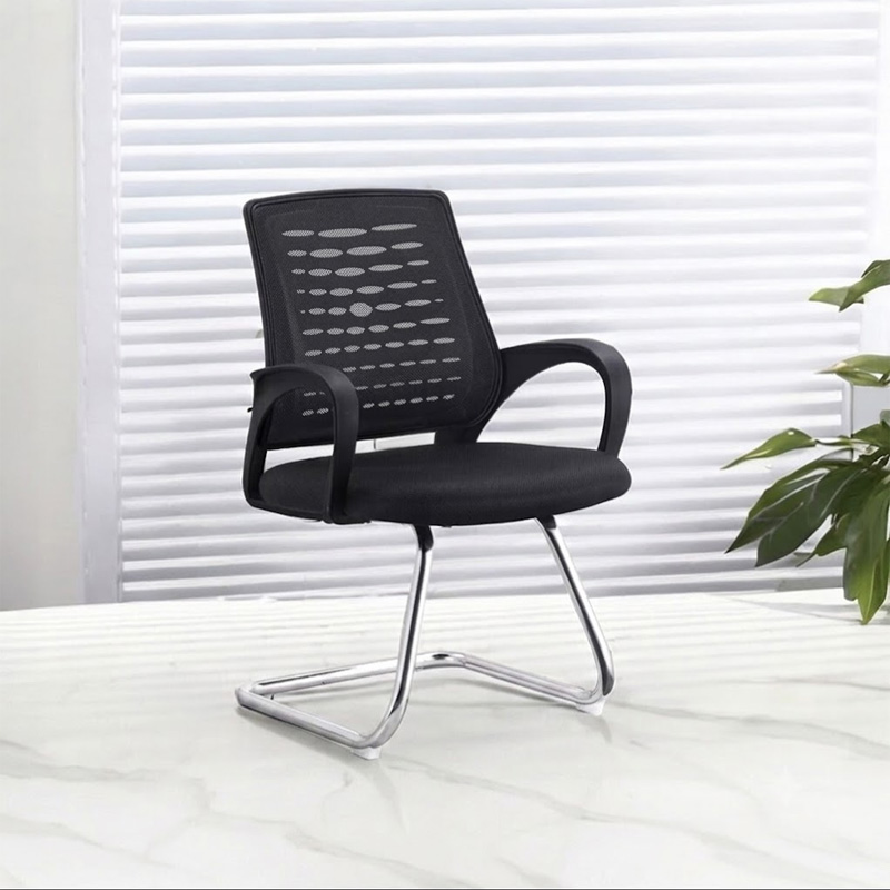Picture of Mesh Visitor Staff Meeting Chair  Black