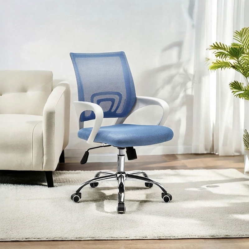 Picture of Low-back Executive Office Mesh Chair-Blue