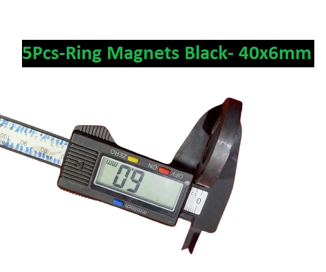 Picture of 5Pcs- 40x6mm  Magnets Multipurpose Permanent Round Ring Magnet Permanent Magnet