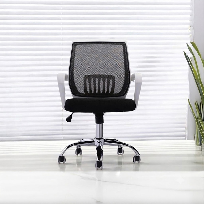 Picture of Smart White Armrest Swivel Executive Chair