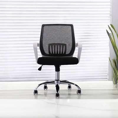 Picture of Smart White Armrest Swivel Executive Chair