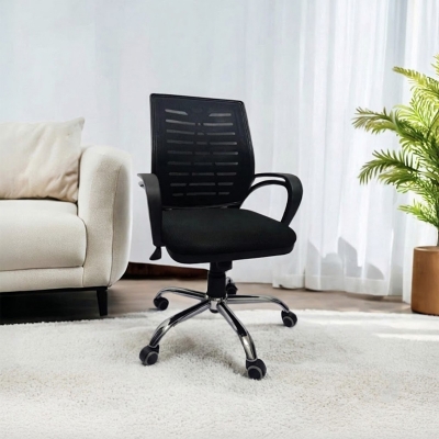 Picture of New Design Low-Back Swivel Chair Black
