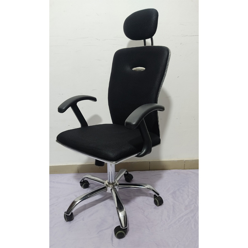 Picture of Mid-Back Executive Swivel Headrest Chair Black