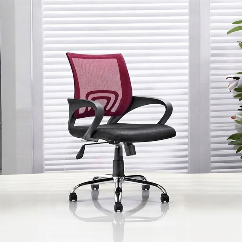 Picture of Low-Back Executive Office Chair-Red&Black