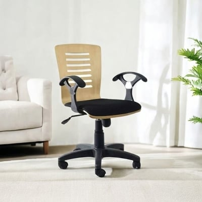 Picture of Executive Office Swivel Chair Black and Brown