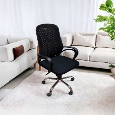 Picture of Mid-Back Swivel Office Mesh Chair