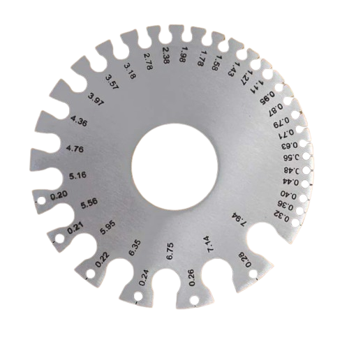 Picture of SWG Wire Gauge Measuring Tool Stainless Steel