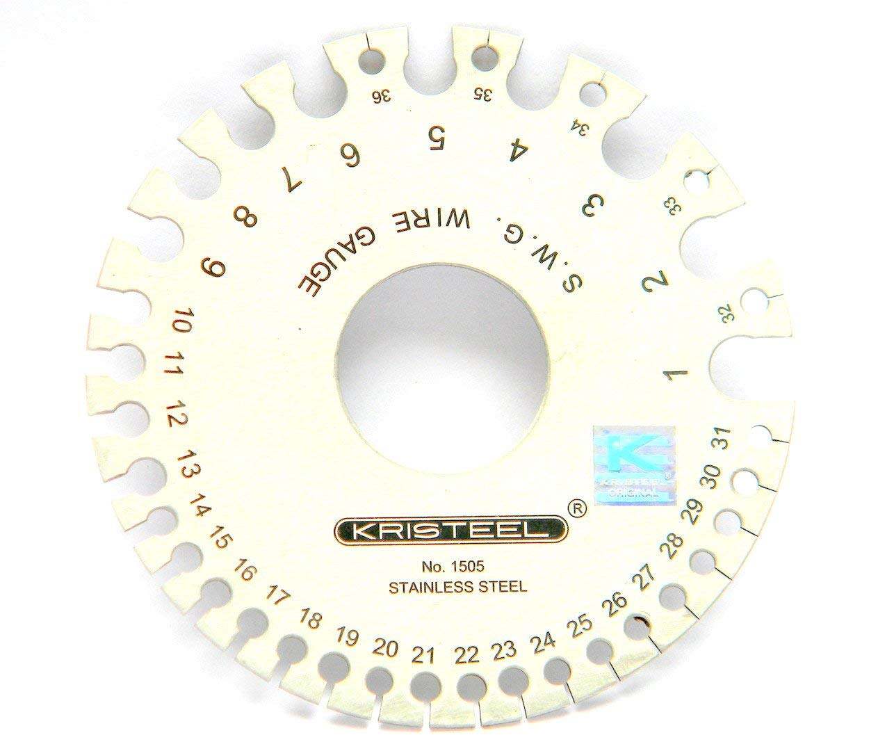 Picture of Stainless Steel Wire Gauge KRISTEEL SWG 1 to 31 Measuring Tools