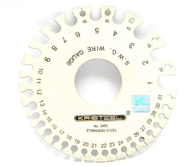 Picture of Stainless Steel Wire Gauge KRISTEEL SWG 1 to 31 Measuring Tools
