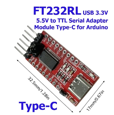 Picture of FT232RL Type-C USB-TTL Converter For ESP/rduino/MCU - Multi-color