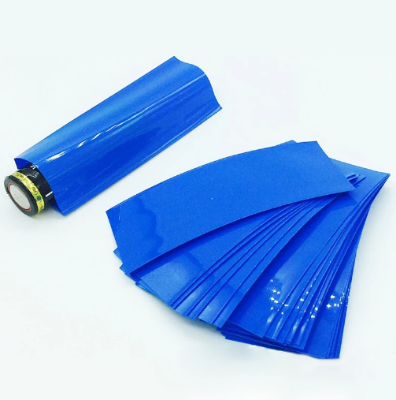 Picture of 5Pcs-Premium 18650 Battery PVC Heat Shrink Tube Dark Blue Wrap for Repacking