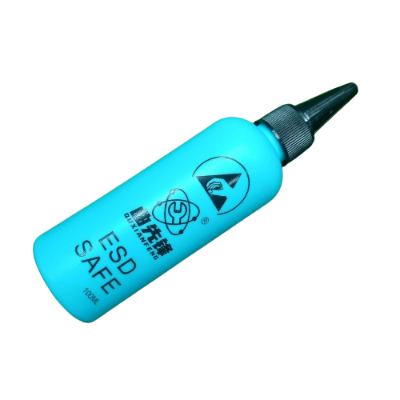 Picture of 100ml ESD-Safe Flux Dispenser Bottle  Needle Tip for Precision PCB & Electronics Work