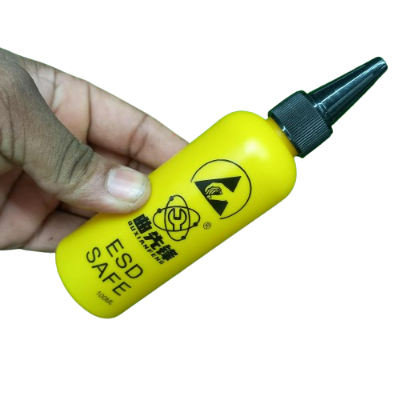 Picture of 100ml ESD-Safe Flux Dispenser Bottle  Needle Tip for Precision PCB & Electronics Work
