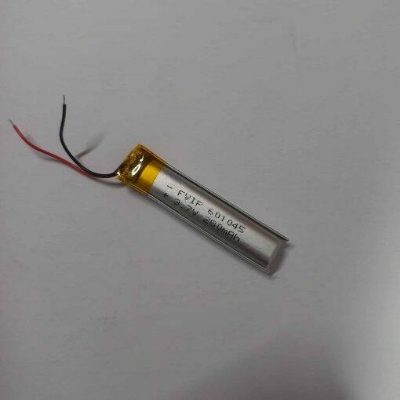 Picture of 280mAh 3.7V 1S LiPo Rechargeable Lithium Polymer Battery (45x10x6mm)