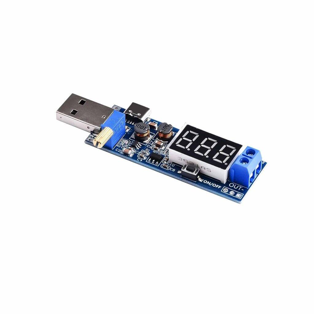 Picture of Type‑C DC‑DC Boost Converter Module 5 V to 3.3 V/9 V/12 V/24 V Adjustable