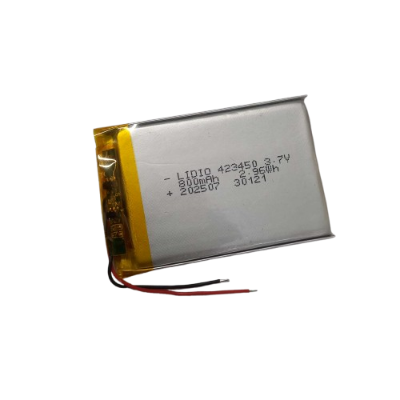 Picture of 800mAh 3.7V LiPo Battery 1S Rechargeable Lithium Polymer (50x34x4.2mm)