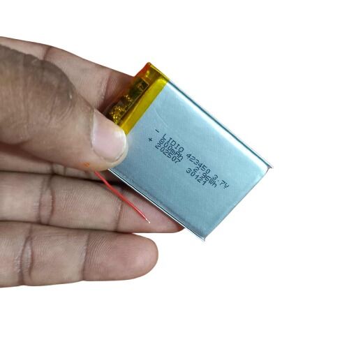 Picture of 800mAh 3.7V LiPo Battery 1S Rechargeable Lithium Polymer (50x34x4.2mm)