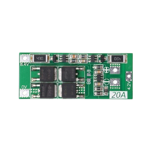 Picture of 2S 20A 7.4 V 8.4 V 18650 Lithium Battery Protection Board BMS Board Standard Balance