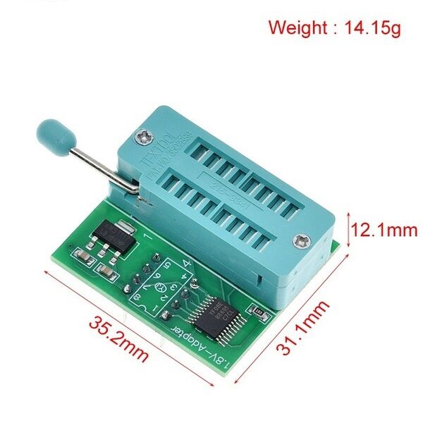 Picture of CH341B Programmer Kit with SOP8/16 Clip Flash, Backup & Recover BIOS Chips