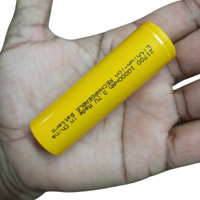 Picture of 3.7V 21700 10000mAh Li-ion Battery  High Capacity Rechargeable Cell for Power Tools, Flashlights, Solar & Portable Devices