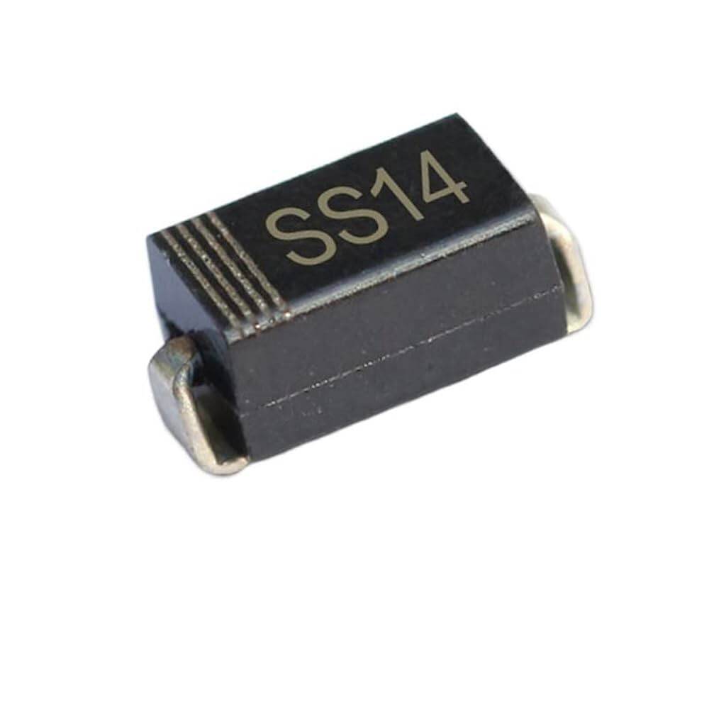 Picture of 5Pcs - SS14 1A 40V Fast Recovery Schottky Diode | SMA SMD for Inverter & Power Circuits Adapters