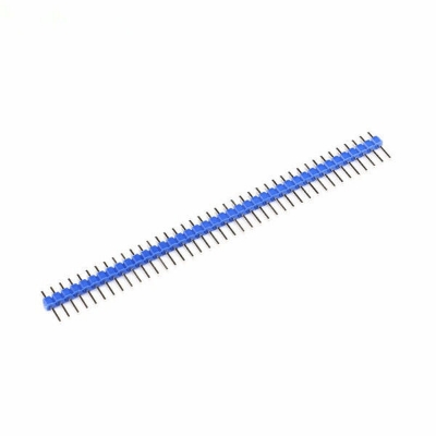 Picture of Blue  Straight Male Header 40-Pin Blue Compatible with Arduino, Breadboard, PCB DIY Kits - 5Pcs