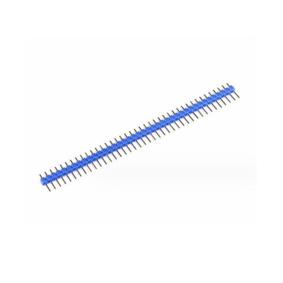 Picture of Blue  Straight Male Header 40-Pin Blue Compatible with Arduino, Breadboard, PCB DIY Kits - 5Pcs