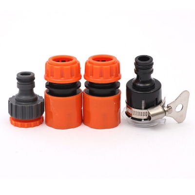 Picture of Orange Water Spray Gun Durable, Leak-Proof Nozzle for Car, Plants & Outdoor Cleaning