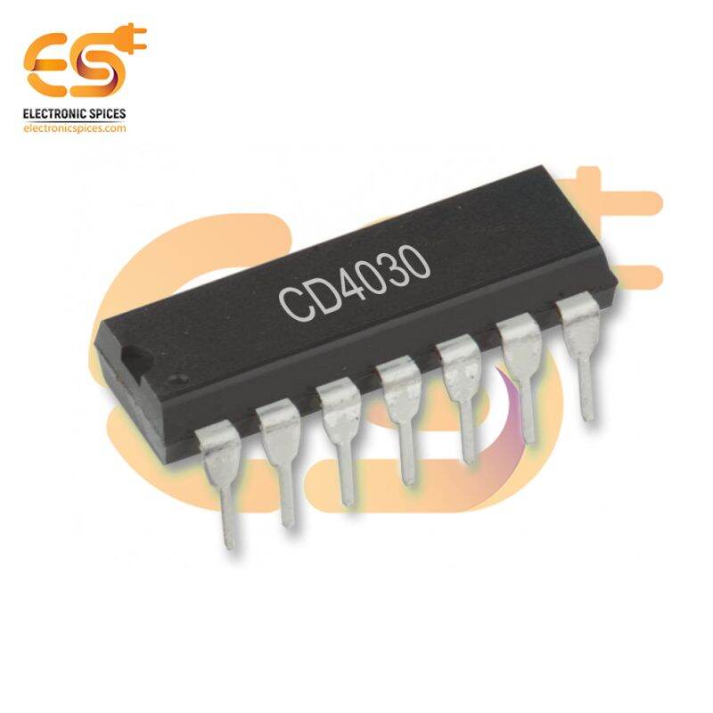 Picture of CD4030BE Quad XOR Logic Gate IC DIP-14 CMOS IC for Electronics & Robotics DIY Friendly