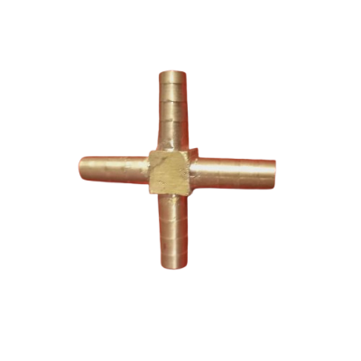 Picture of “Brass Copper Quick Insert Pagoda Hose Adapter 10×8 mm Multi‑Way (T / 4‑Way) for Plumbing & Gas”