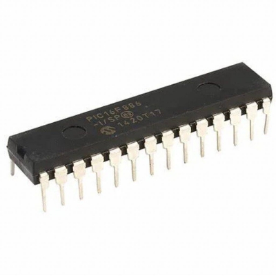 Picture of  PIC16F886-I/SP Microcontroller (DIP-28)