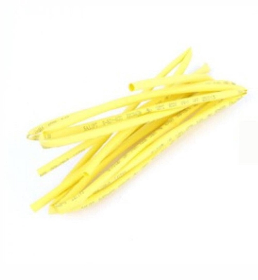 Picture of 2mm Yellow Heat Shrink Tube 2mm  Waterproof Wire Repair & Insulation Sleeve - 3Gauge