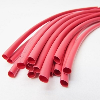 Picture of 2mm Red Heat Shrink Tubing  Premium Electrical Wire Protection & Connector Repair Sleeve - 3Gauge